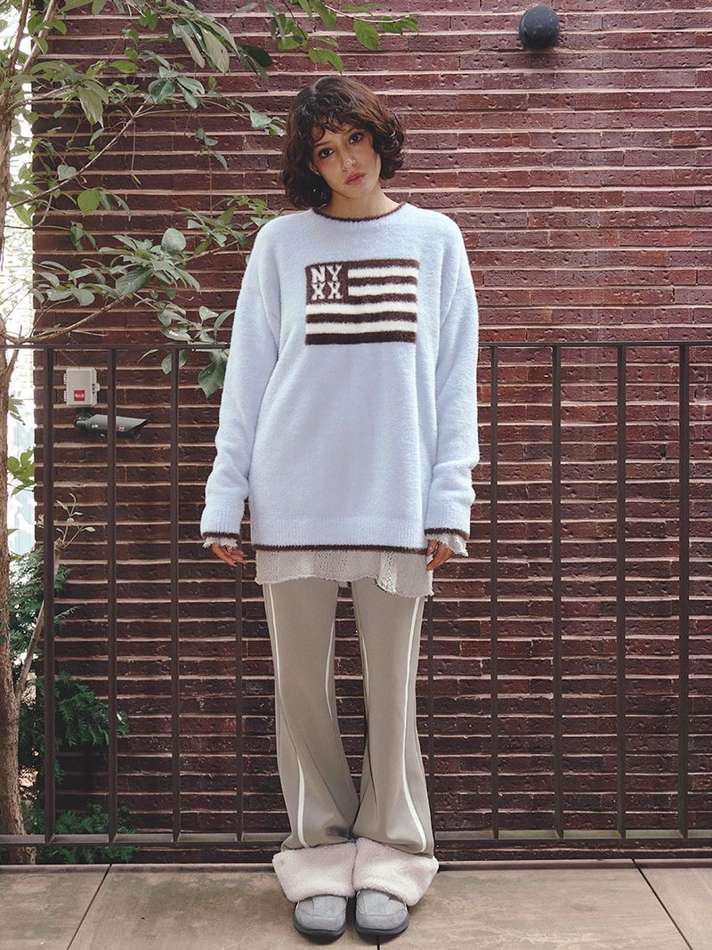 SHERPA POINT FITTED JERSEY PANTS (KHAKI)