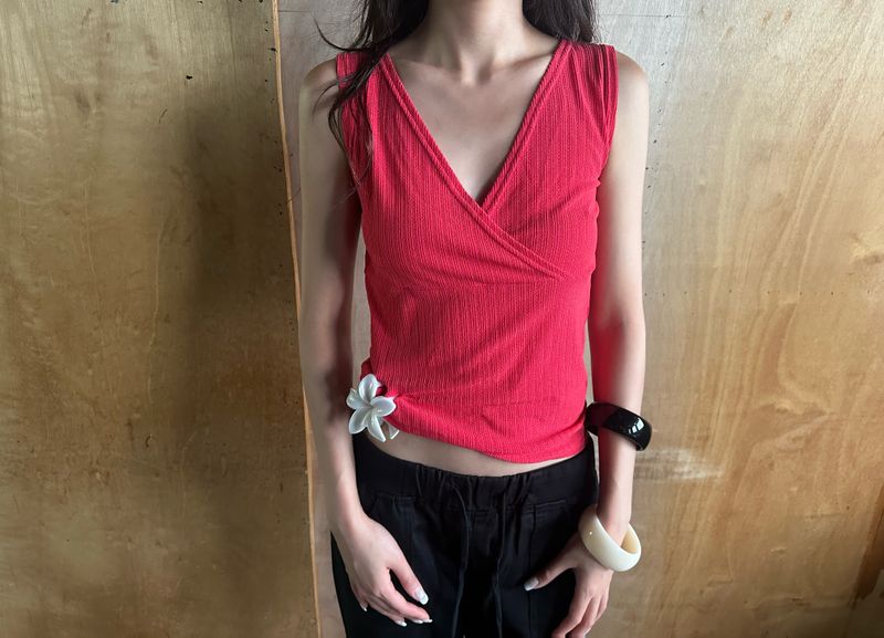 furbaby（ファーベイビー）の「punching v neck top（Tops）」