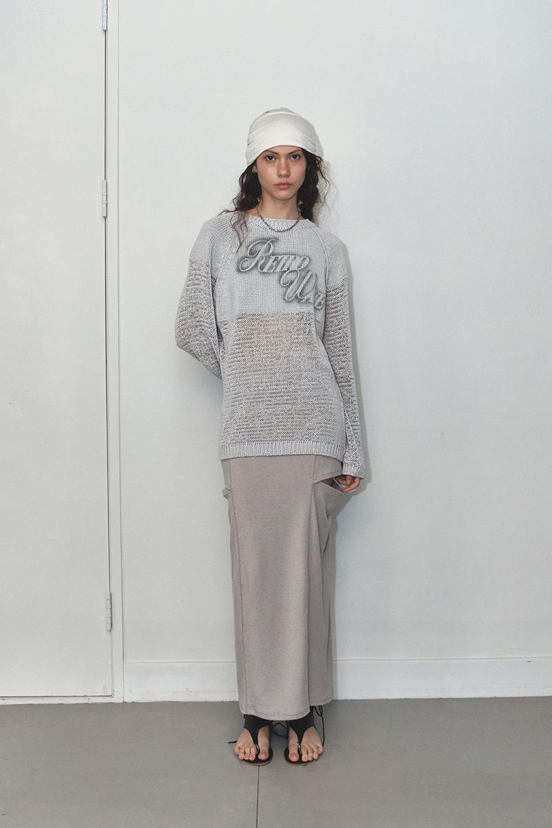 SOFT SHEER KNIT - LIGHT GREY