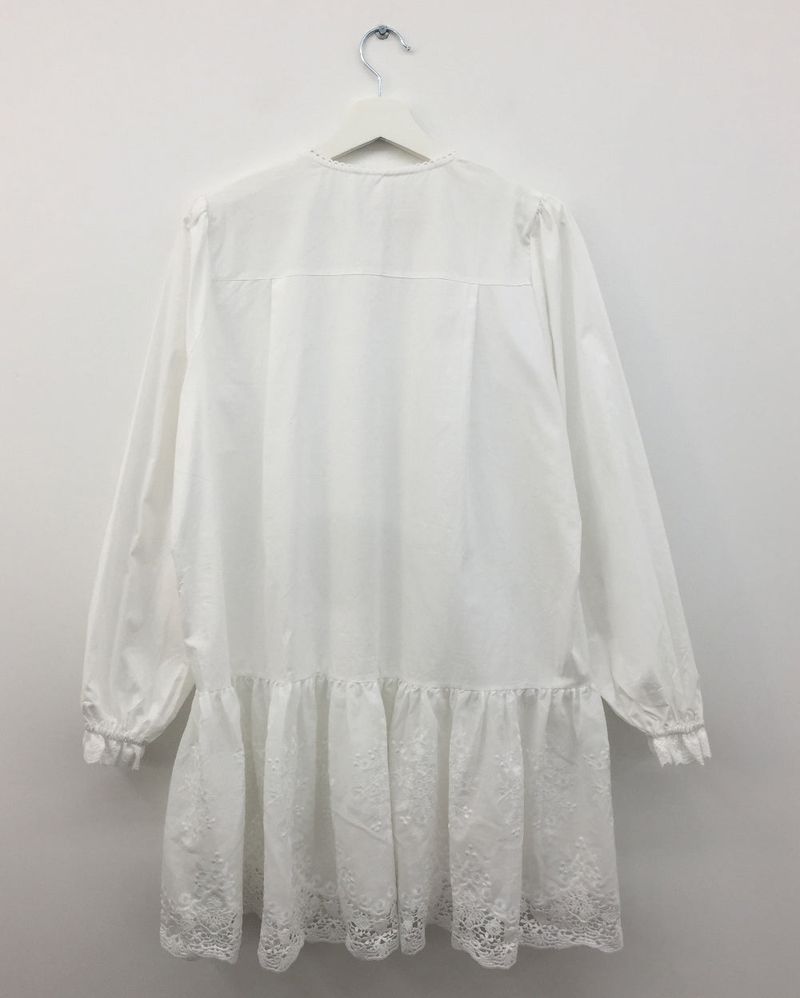 Lavande button-up dress(1color)