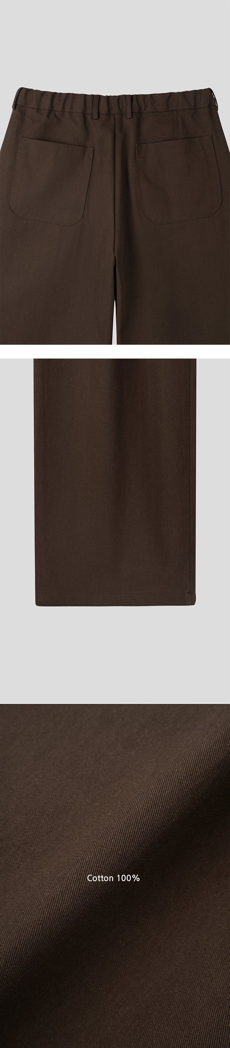 [F/W] Warm half banding pants(6color)