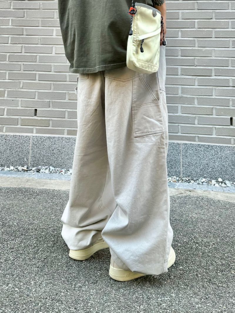 Stitch Dig Snap Wide Pants 2C