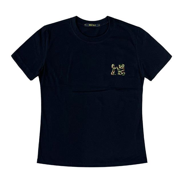 HOLY NUMBER 7(ホーリーナンバーセブン)の「DOT HOLY LOGO SLIM FIT SHORT SLEEVE TEE_BLACK&CAMOUFLAGE(Tops)」
