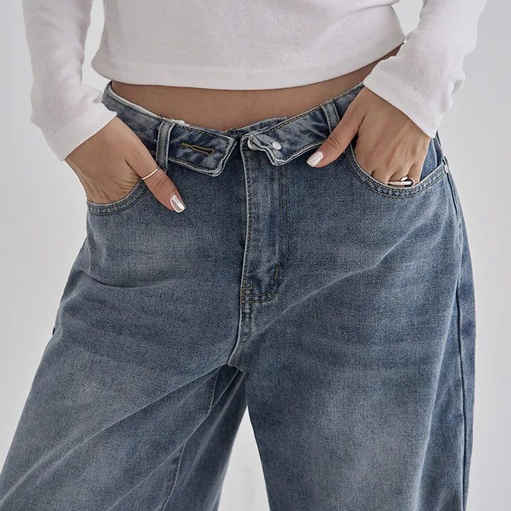 [Codern] Wide Denim Pants - 2 Colors