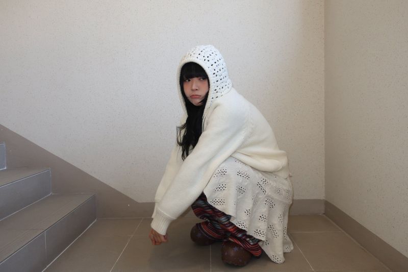 ニットレイヤースカート