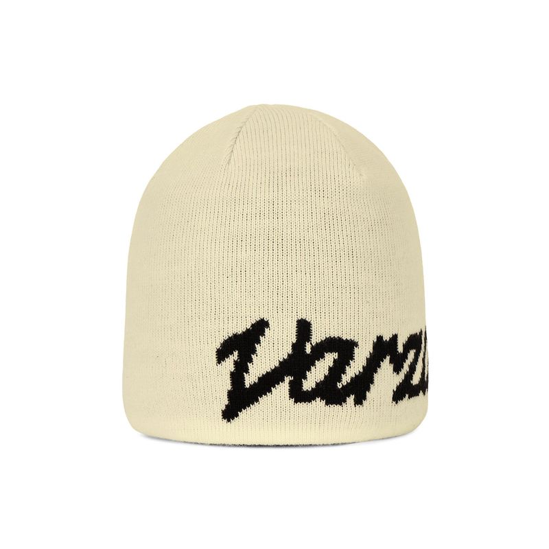New Wave Varzar Jacquard Beanie Light Yellow