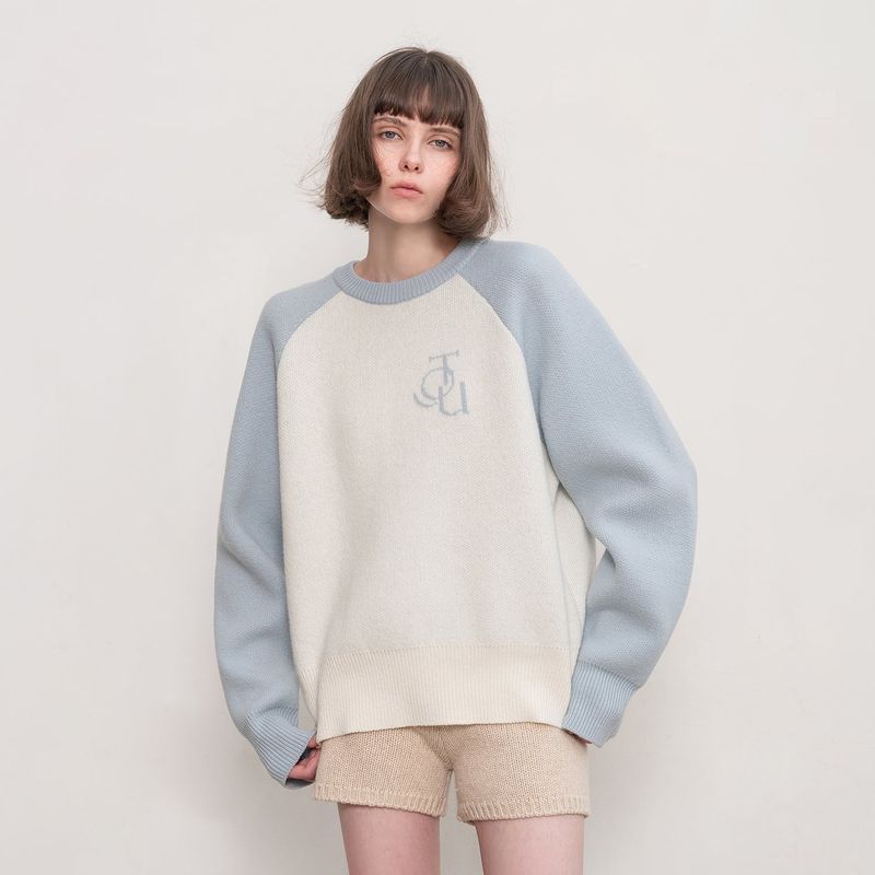 THEOHYOU（ザオユ）の「THEOHYOU KNIT (SKY BLUE)（Tops）」