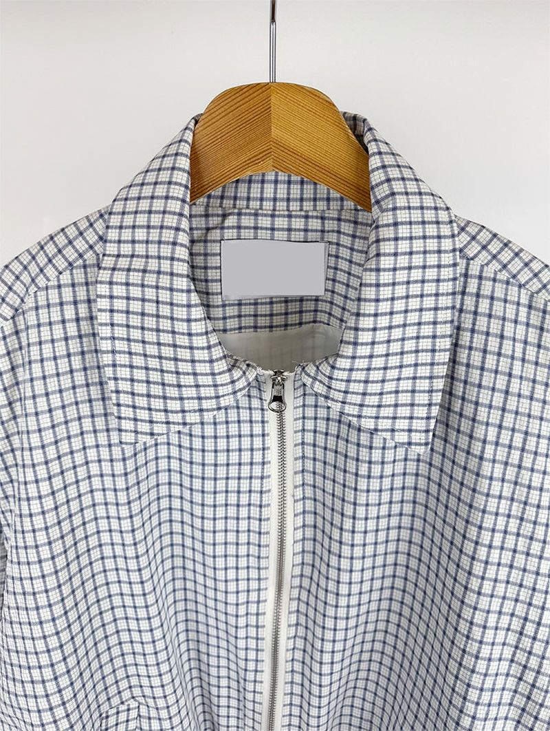 LIGHT CHECK BLOUSON (2C)