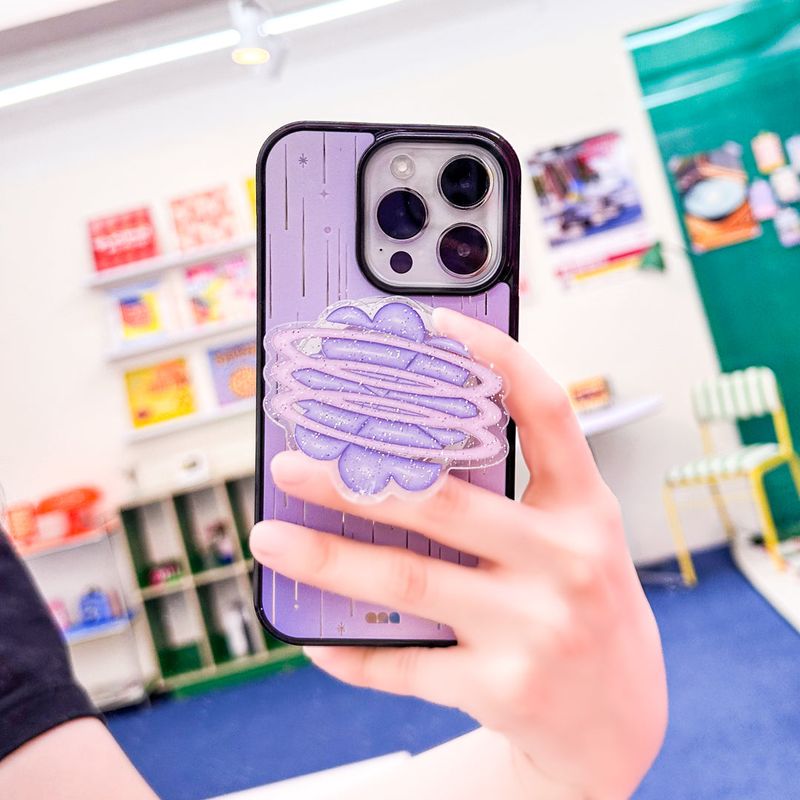 【MADE】 Star Shower glass Mirror bumper case
