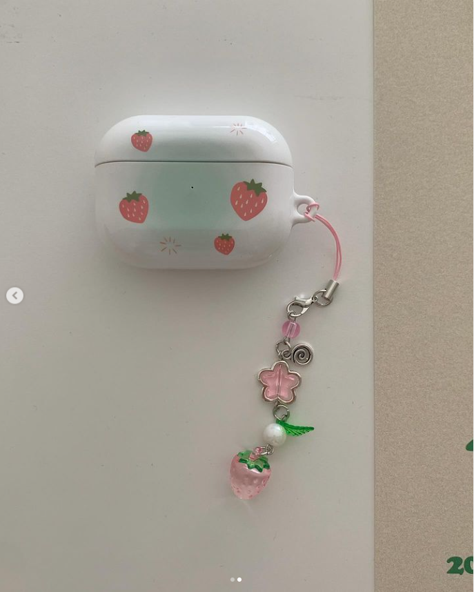 [Keyring] Fruit Fruit keyring__Pinkberry