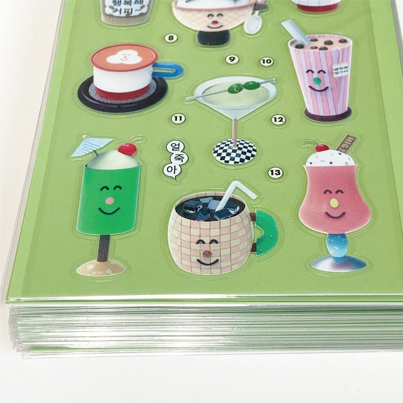 happy drink sticker