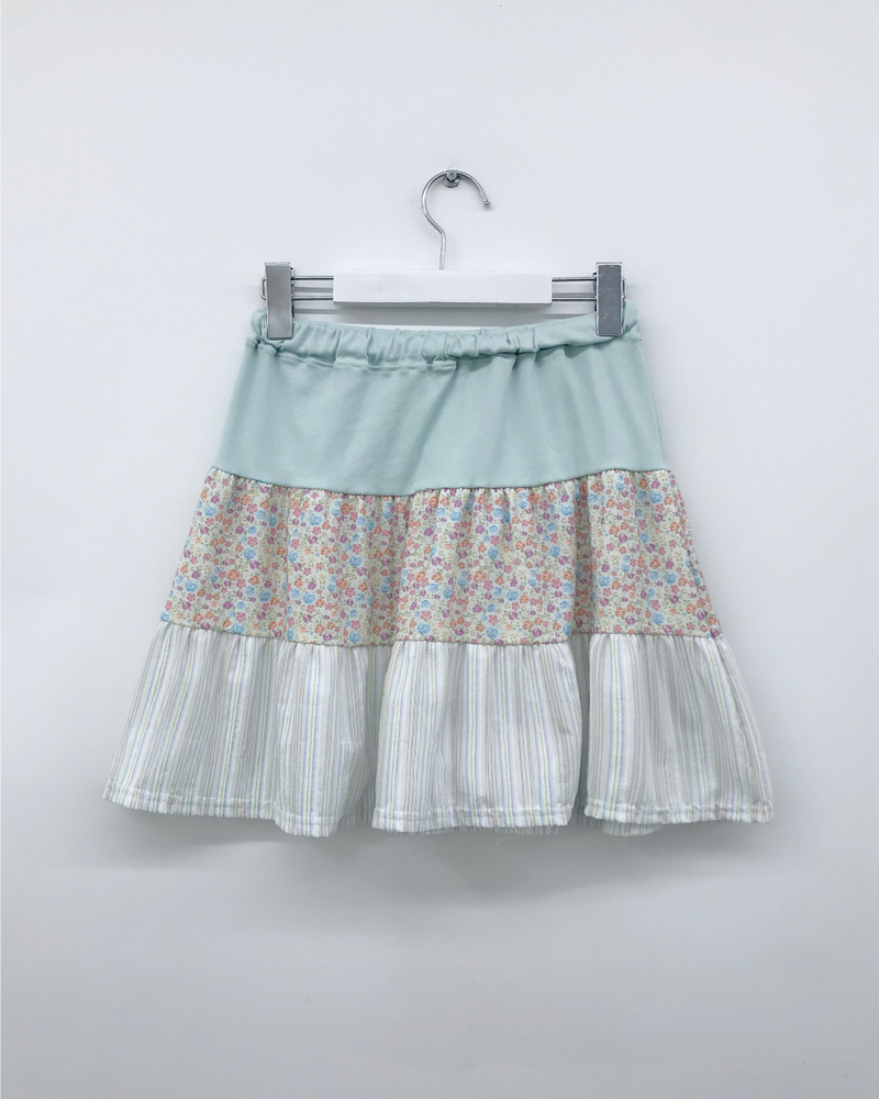 Mani patchwork skirt (2color)