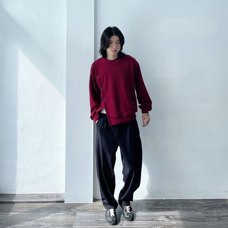 Shadow Drape Pleated Pants