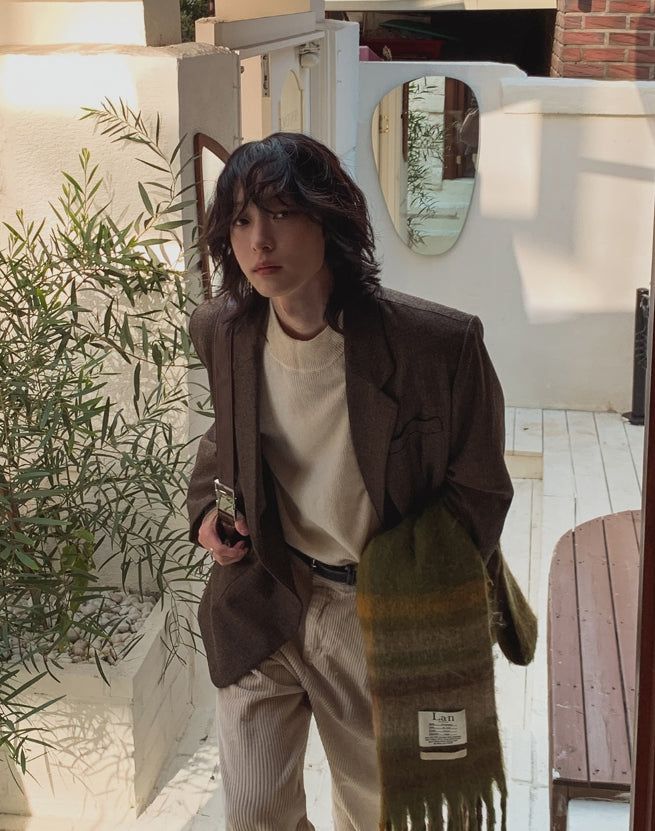 Brox Wool Herringbone Blazer