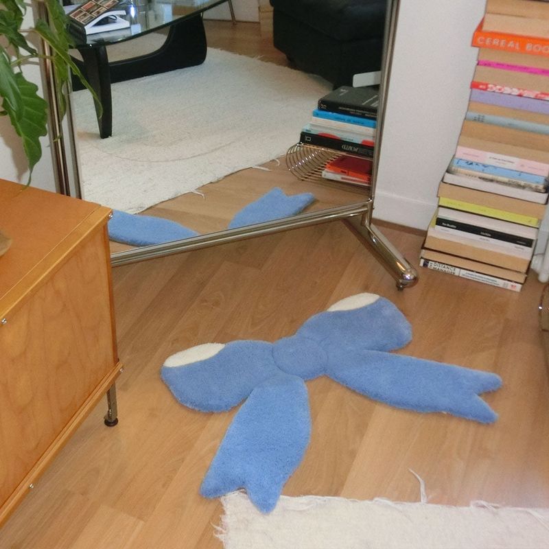 Ribbon rug S (ハンドメイド商品製作期間14日所要)