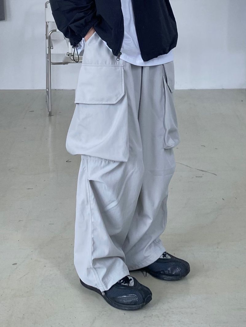 Afterglow Nylon Cargo Balloon Pants 2C