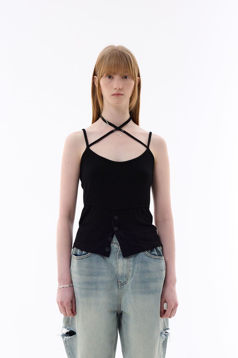ARIKIM（アリキム）の「EVAN SLEEVELESS TOP / BLACK（Tops）」