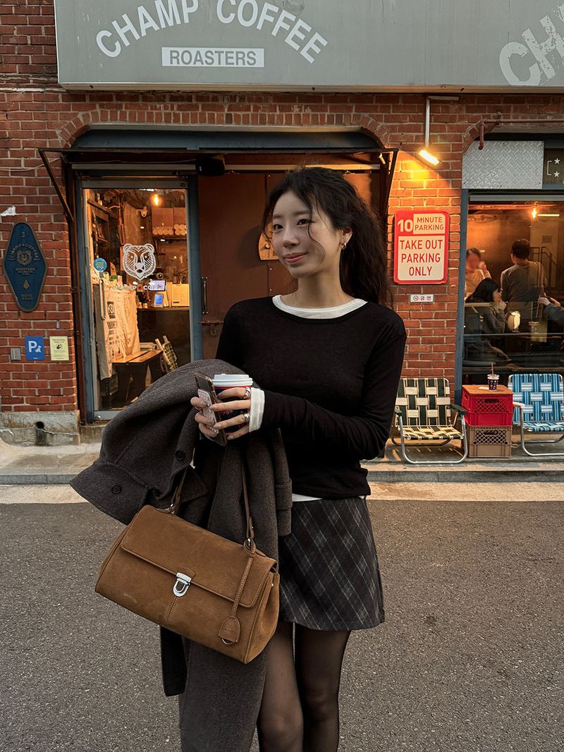[MADE] Fodit Wool Tencel Layered Tee