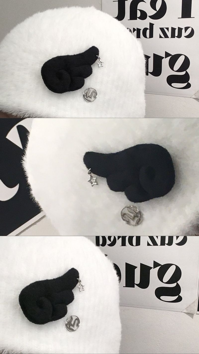 Angel wings (hairpin & badge)