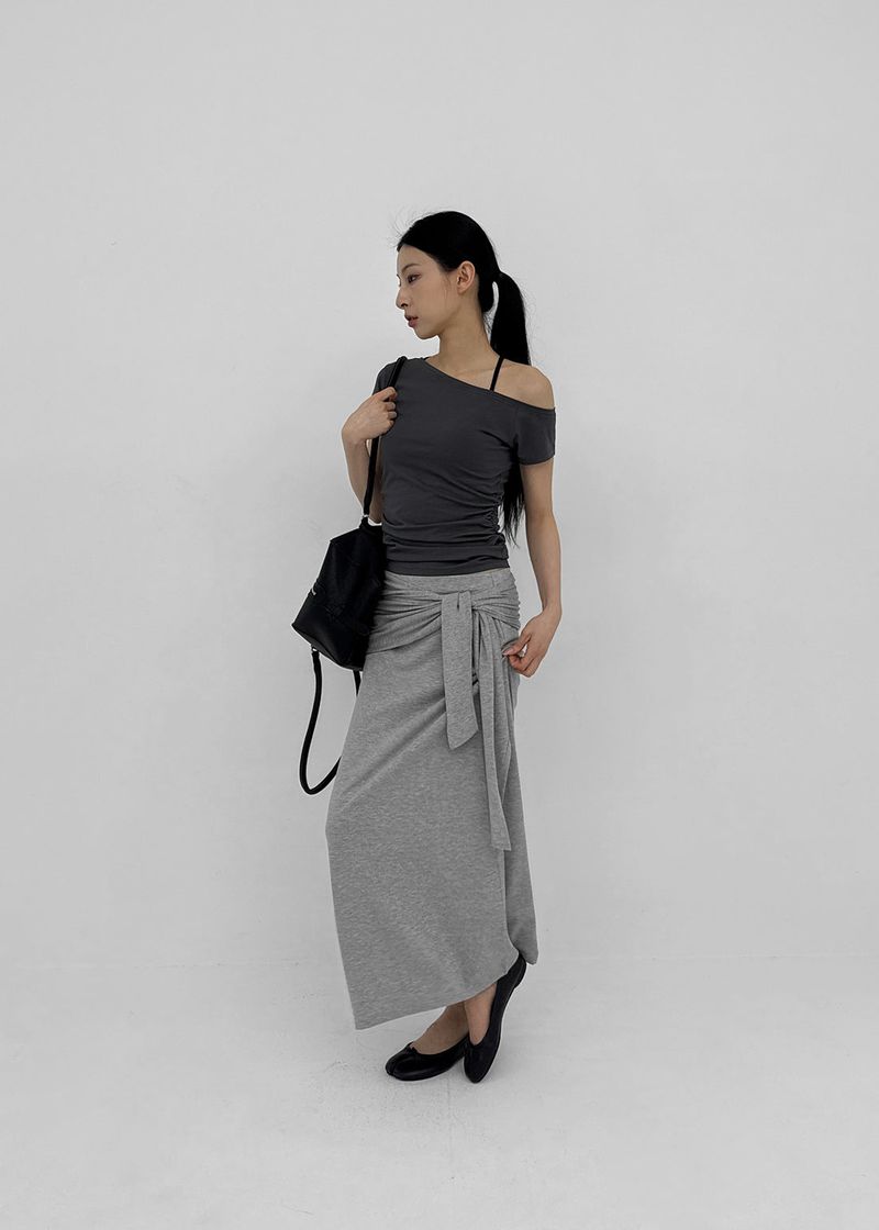 [MADE] Lofren Set - Long Skirt, Layered Wrap