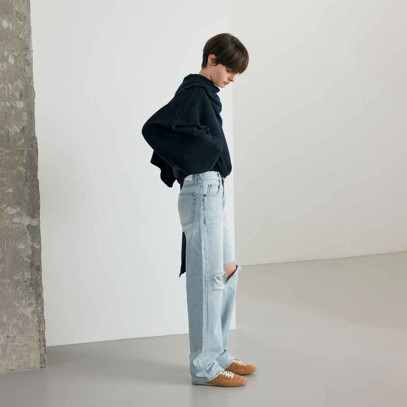 Faten destroyed wide fit - WL002