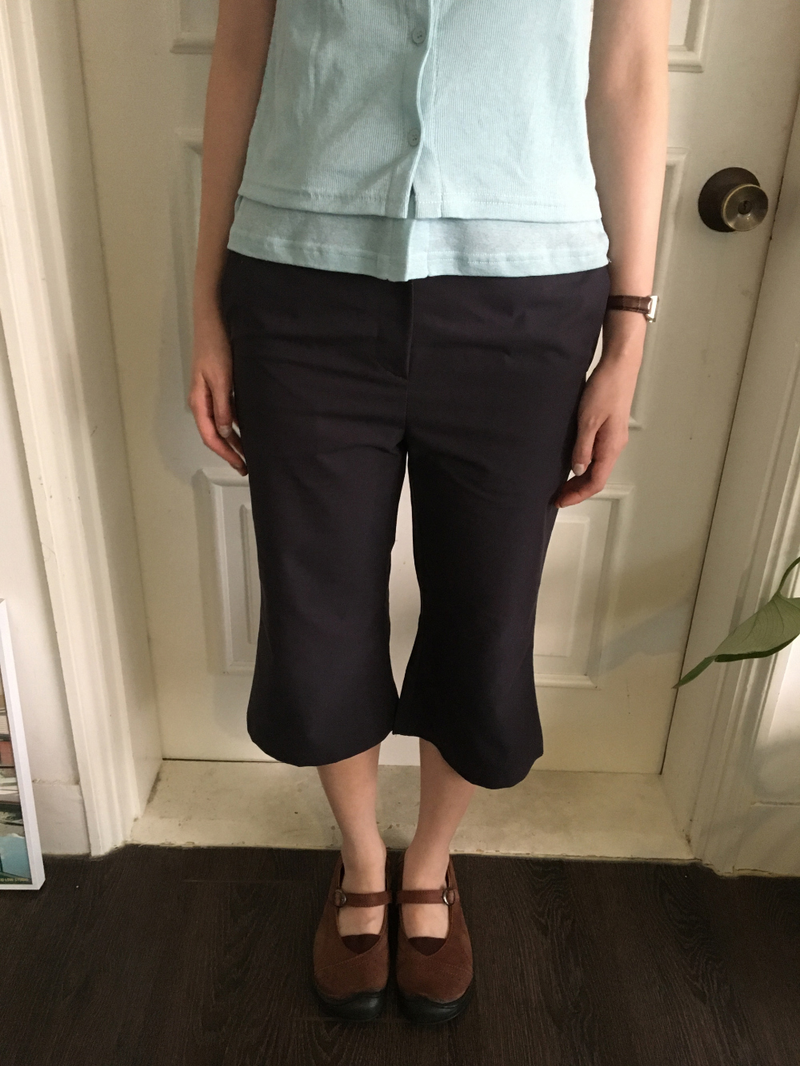 Linear Capri Pants (2color)