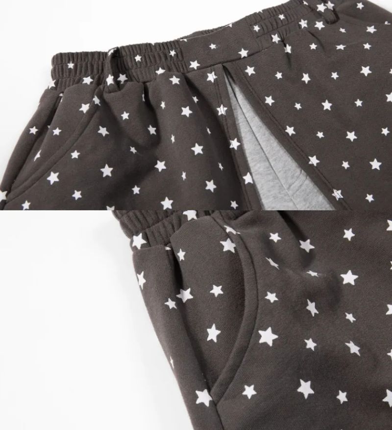 Mira Star Layered Wide-Leg Pants