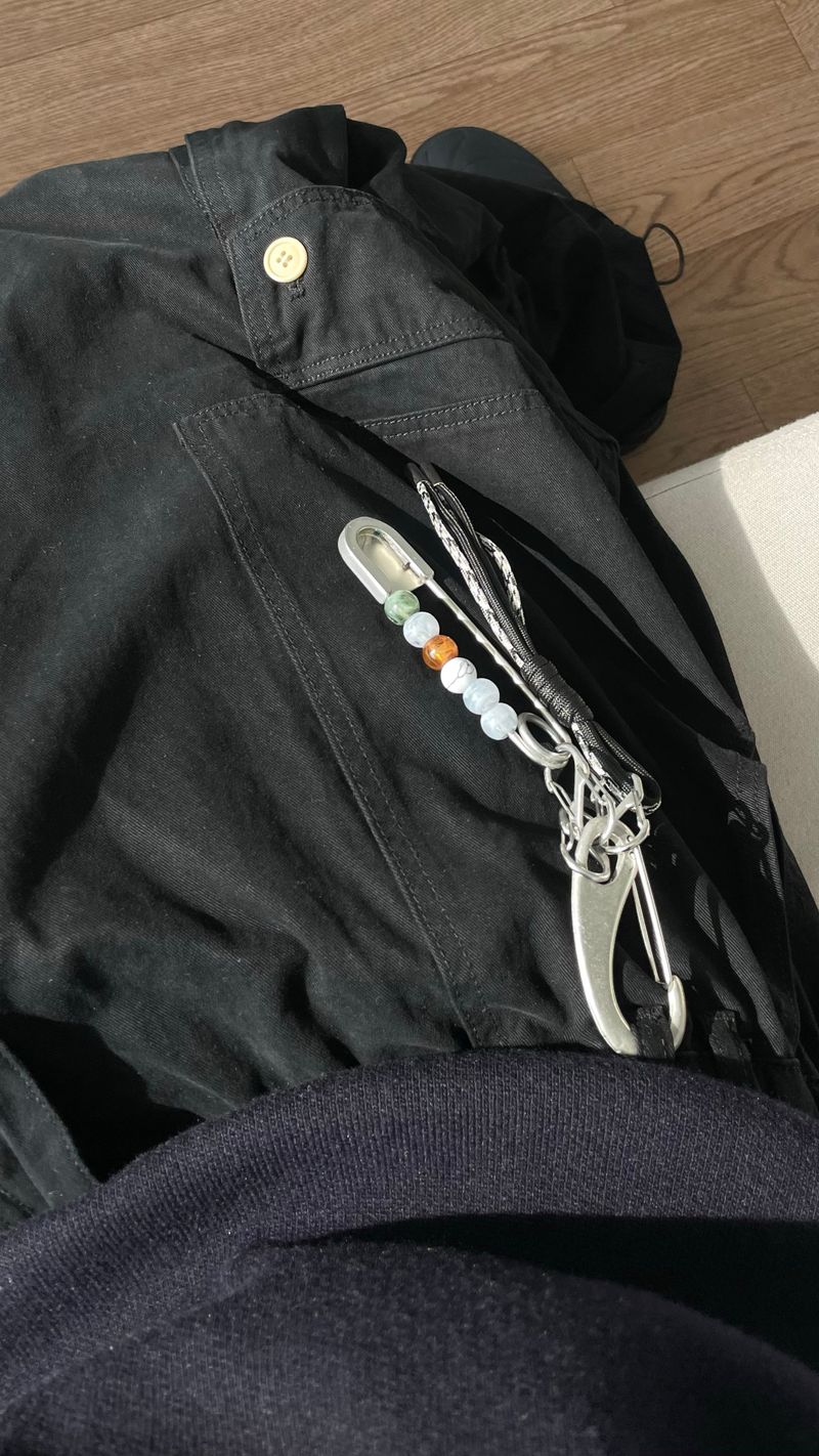 Clothes Pin Key Ring
