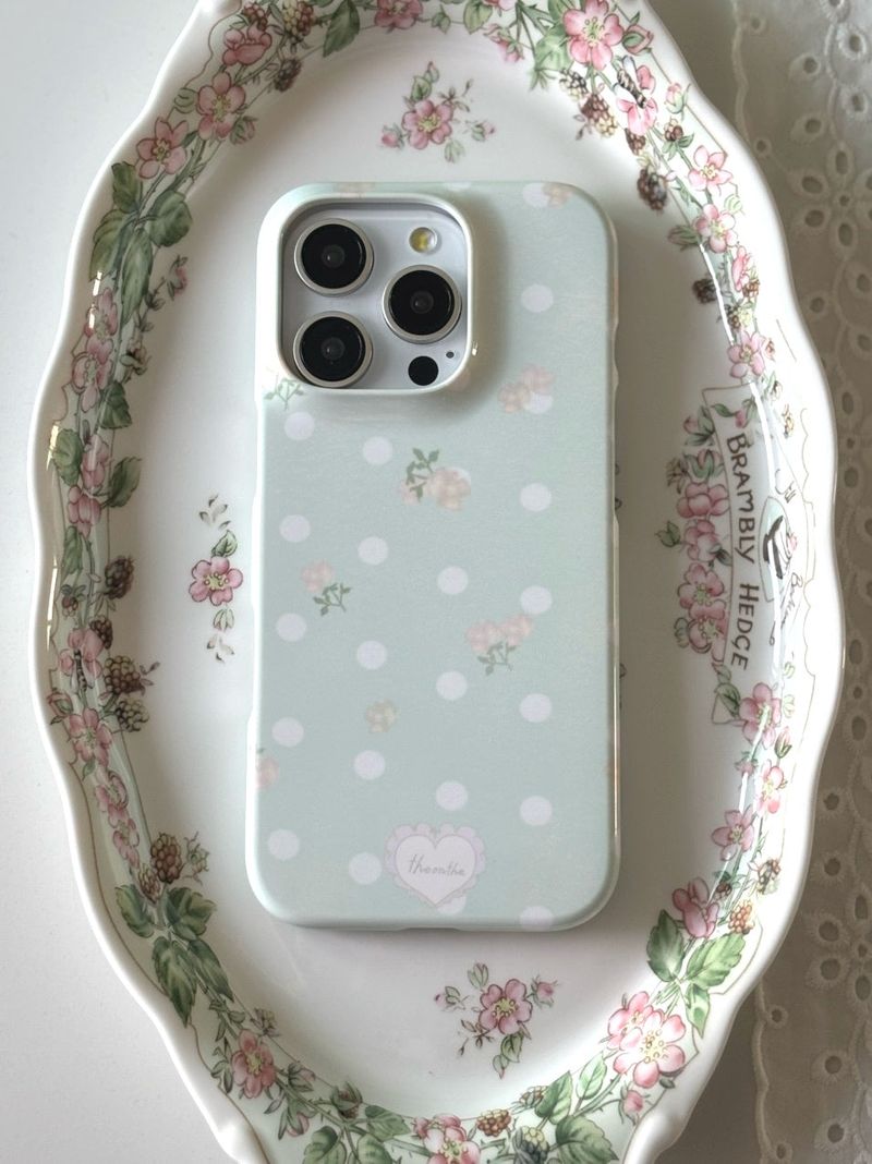 Mint flower dot