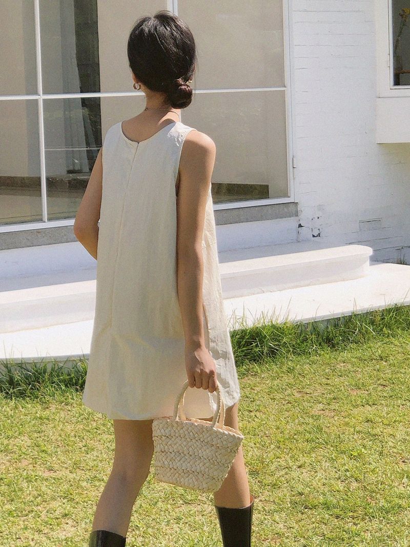 natural mind（ナチュラル マインド）の「Bell Mini Dress（Dresses）」