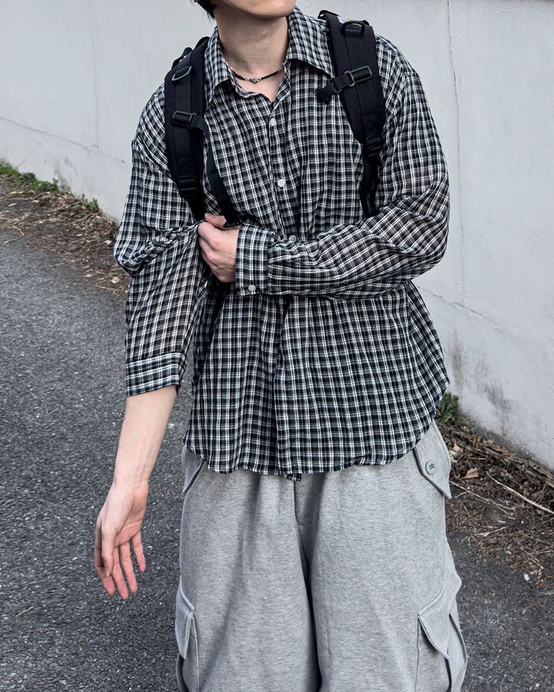 Focus Seersucker Check Shirt