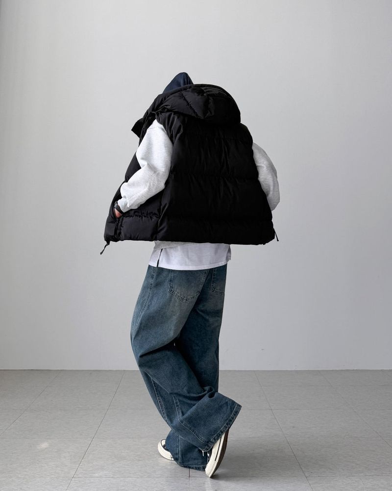 Plus Hood Padding Vest
