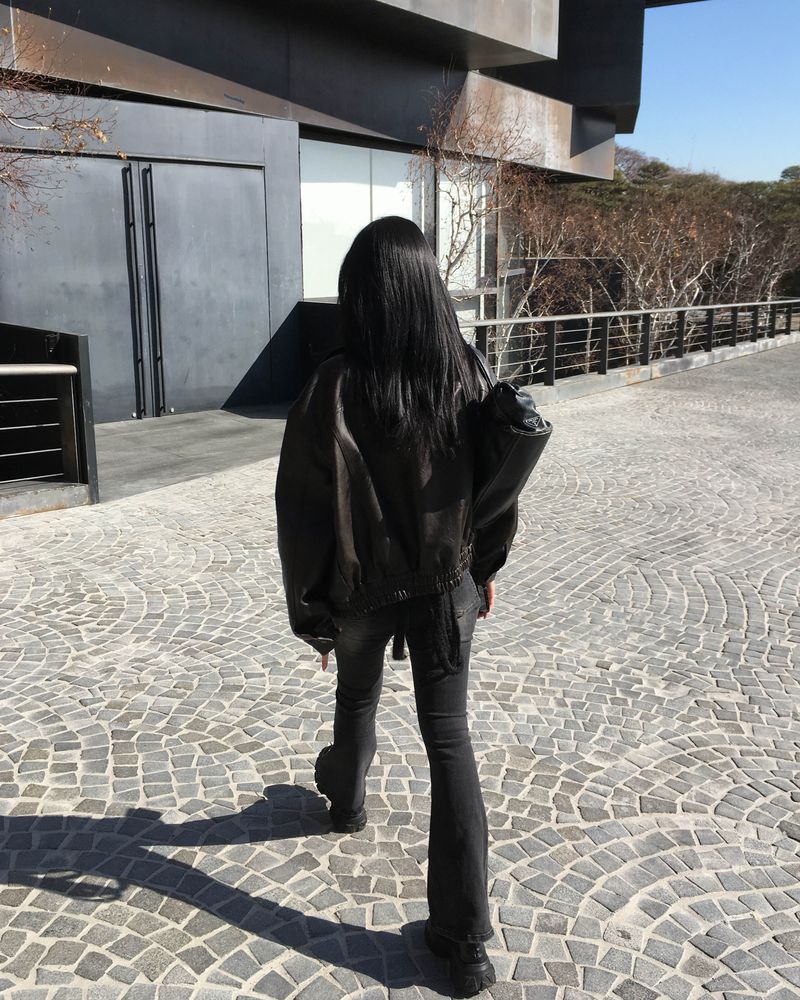 Pony boots cut pants