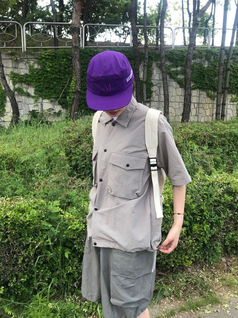 Safari nylon half shirt