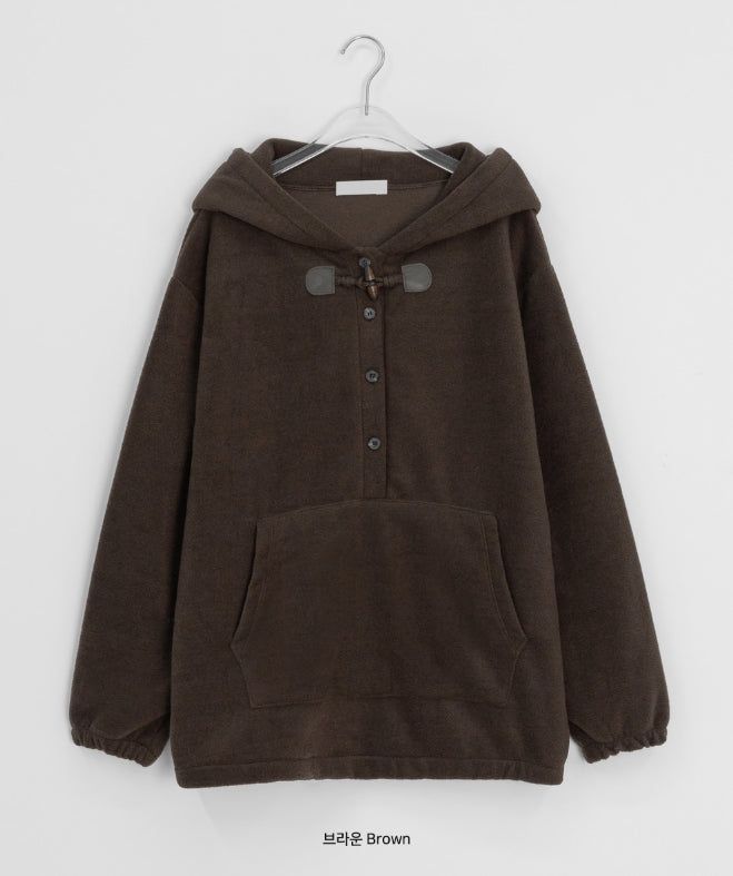 Mulf Toggle Brushed Hoodie