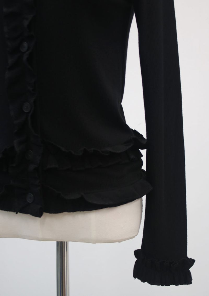 lady frill cardigan 