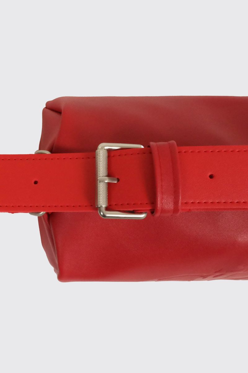 Chunky Buckle Air Bag Eye-Red