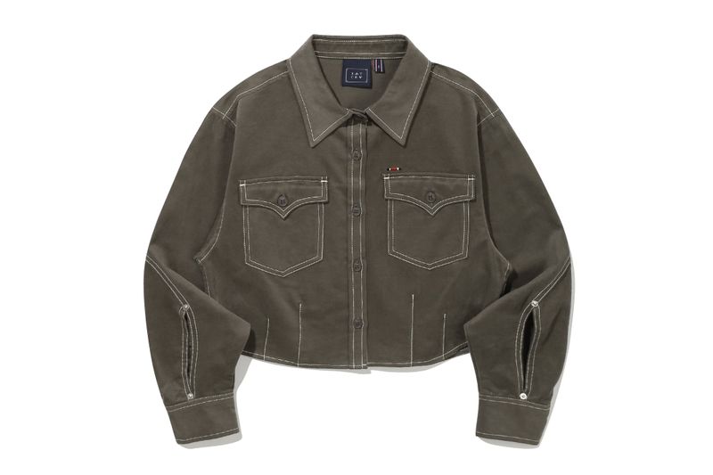 COTTON WESTERN CROP SHIRT