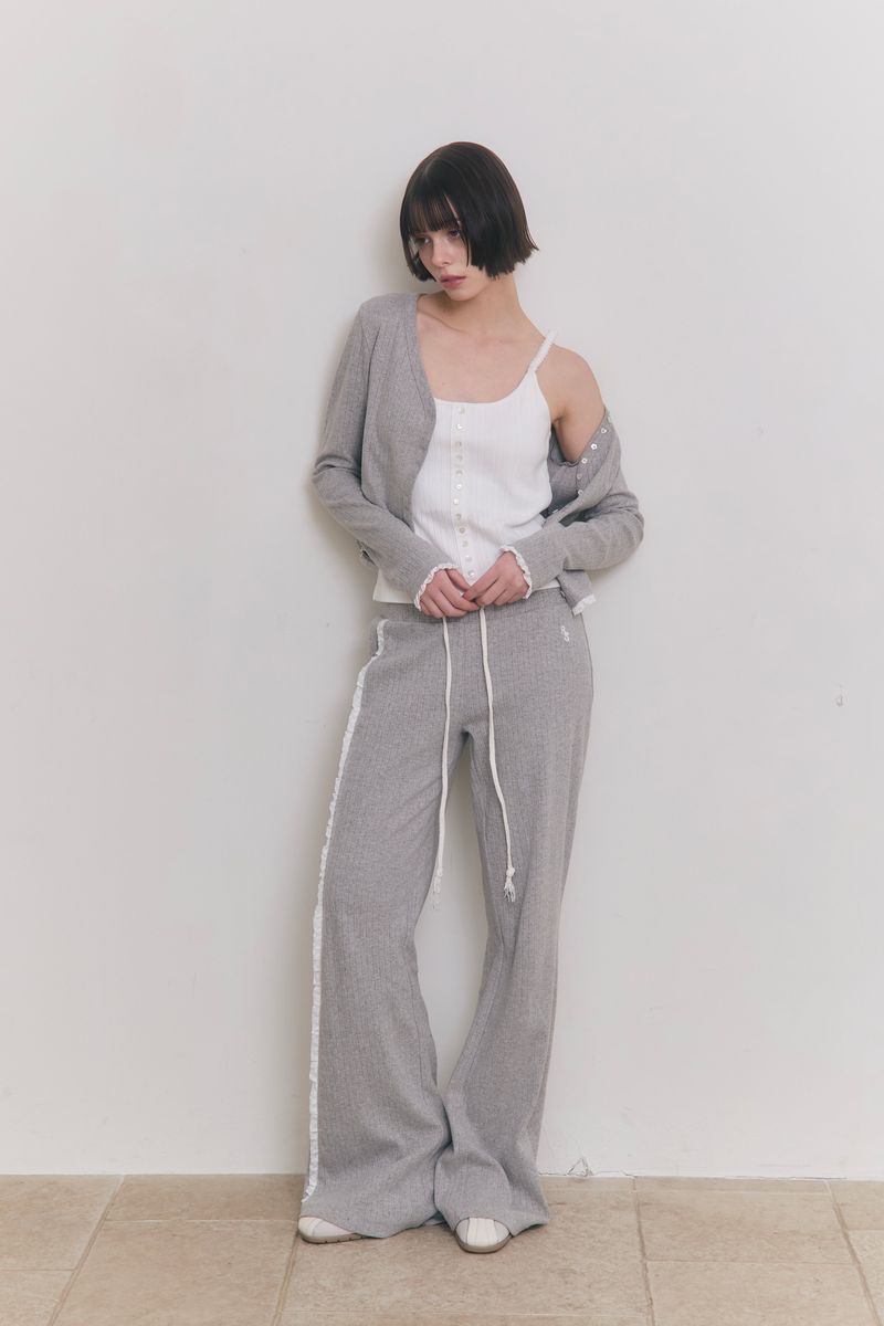 Sweet Dreams Button Cardigan (Gray)