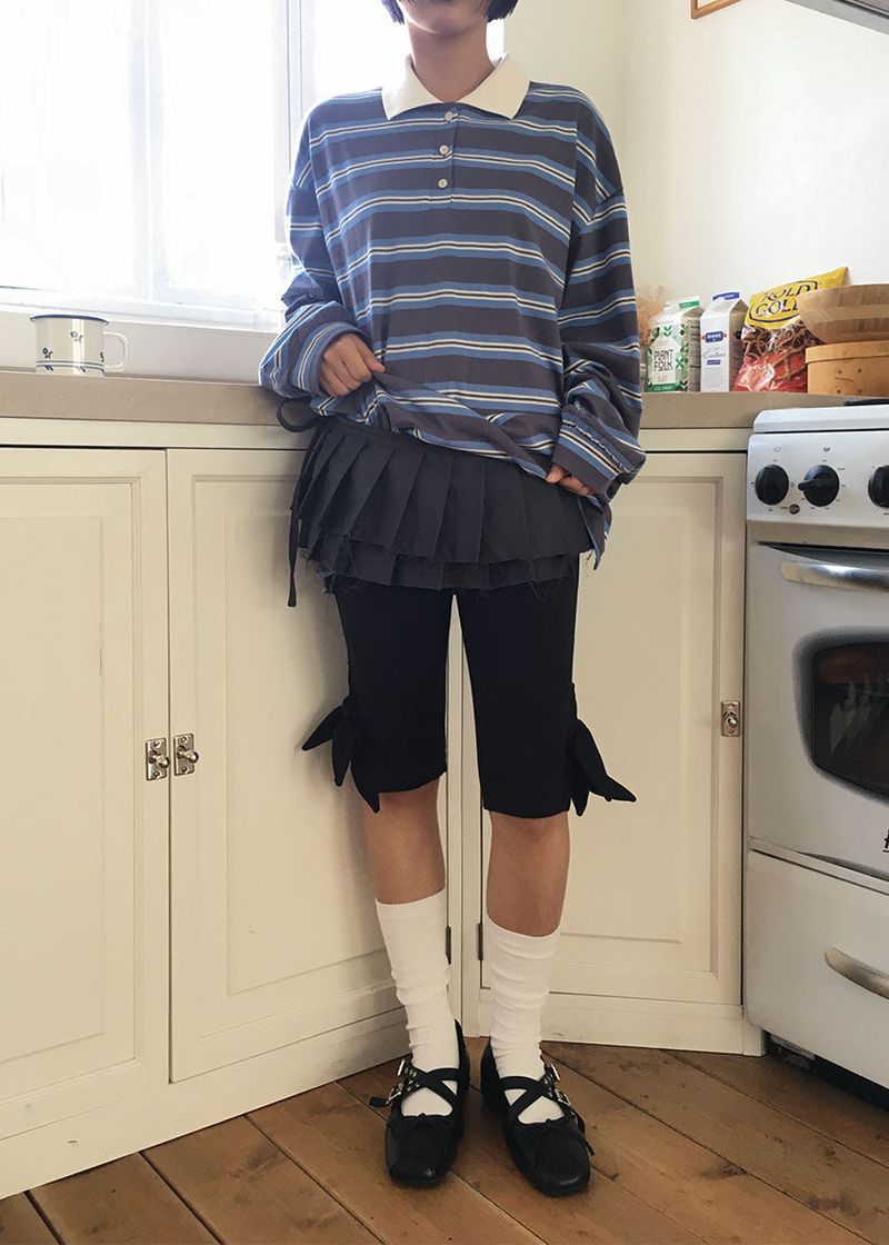 PLEATS SKIRT BELT