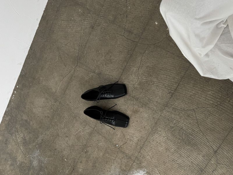 Oxford lace loafer