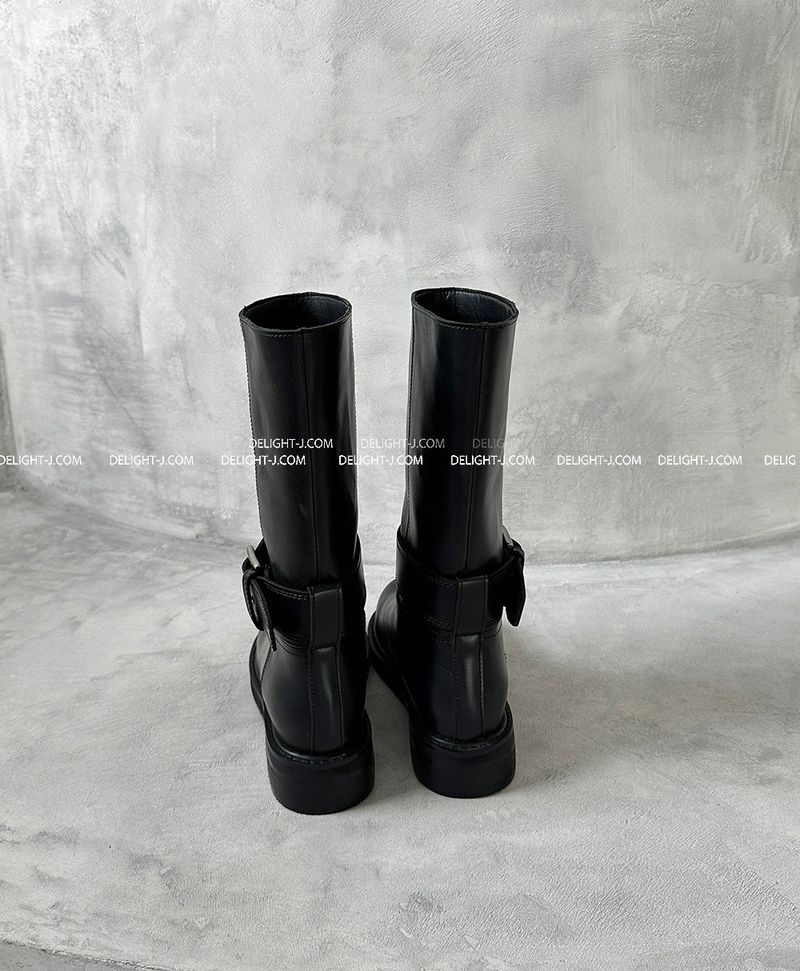 Buckle 4 cm Middle Boots