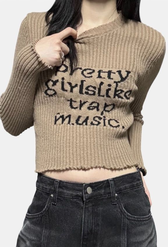 2000s grunge knit