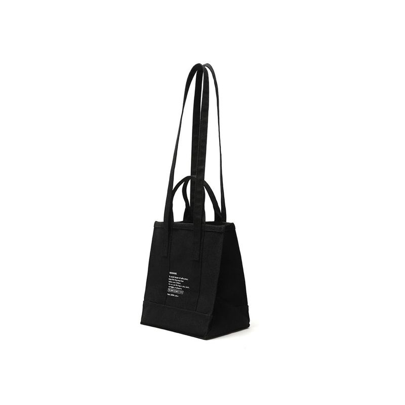 MINI SQUARE CANVAS TOTE BAG 2COLOR