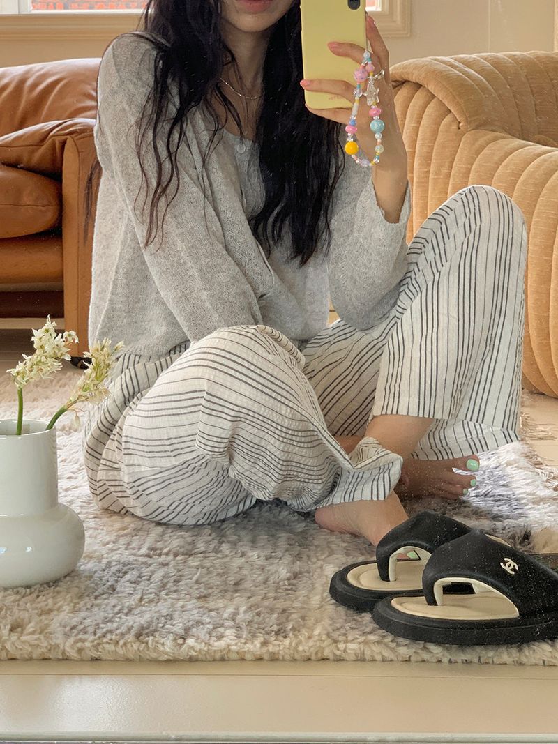 [MADE] REM SEERSUCKER PANTS