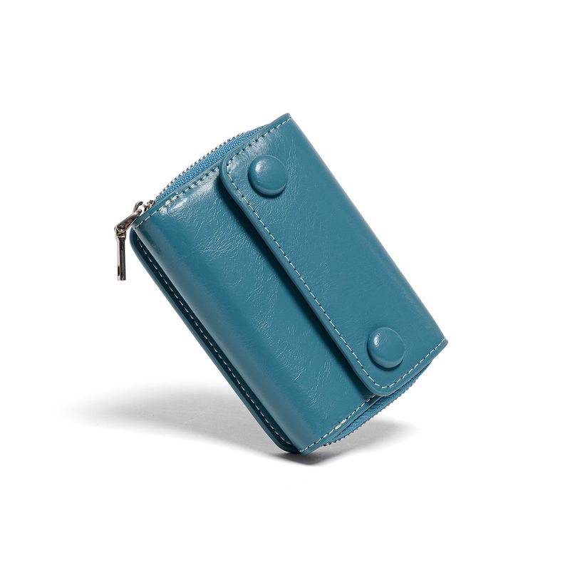 LE MASQUE(ルマスク)の「DOT Pocket Coin & Card Wallets dusty blue(Smartphone Accessories)」