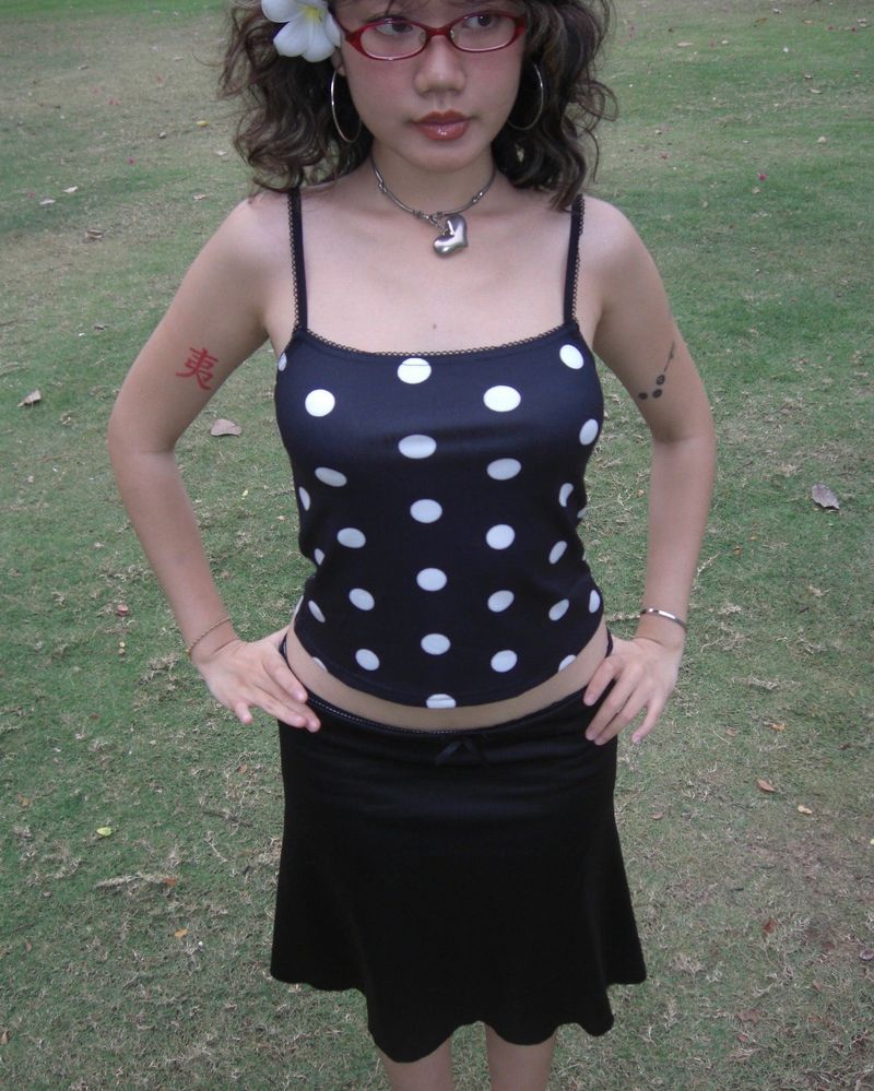 do dep（ドデップ）の「DOT CAMI TOP / DOT キャミソール（トップス）」