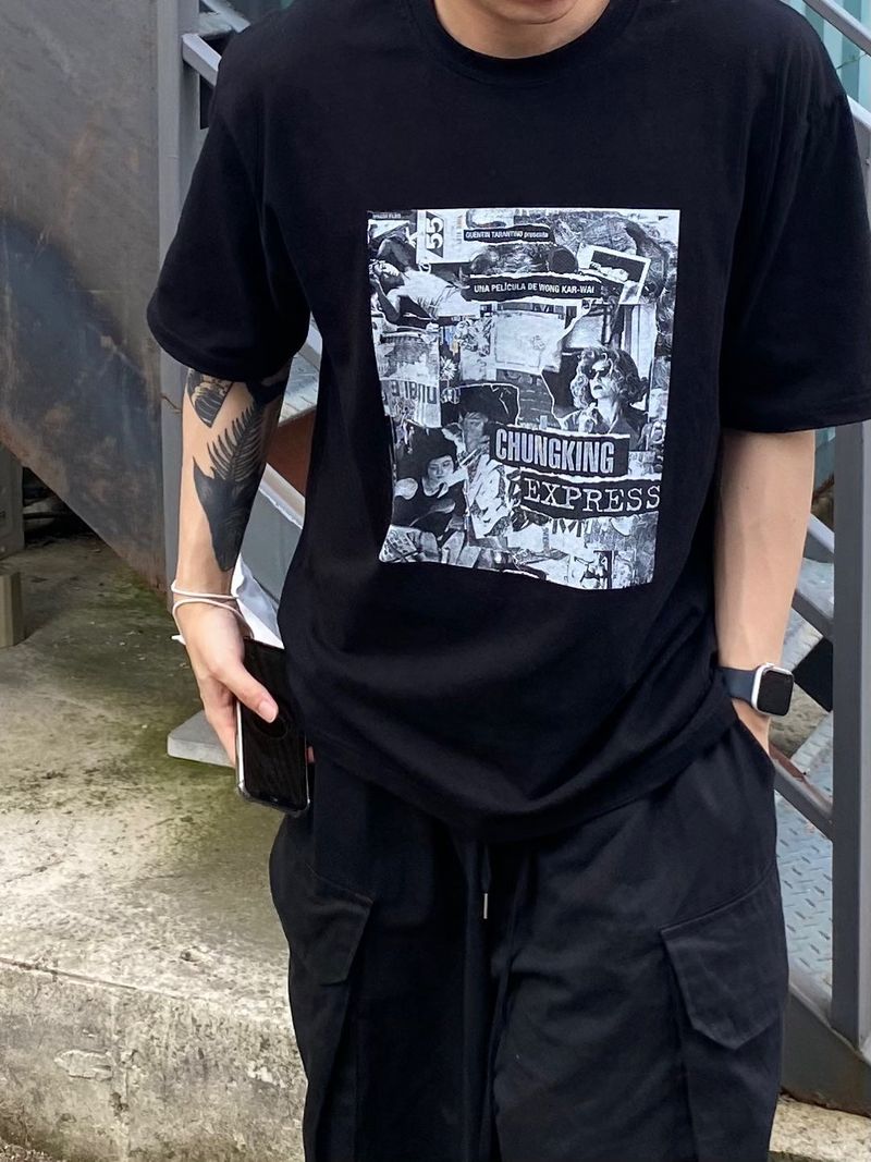 Poster Half Dyed Short Sleeve Tee 2C