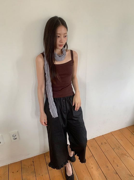 Mua Color Ribbed Sleeveless
