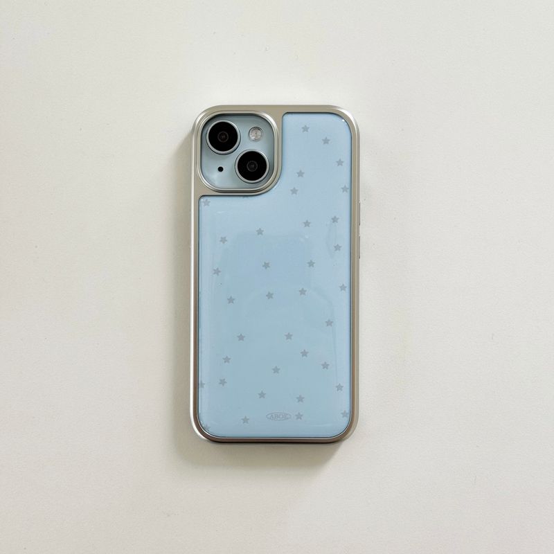BLUE STAR Silver Epoxy Case